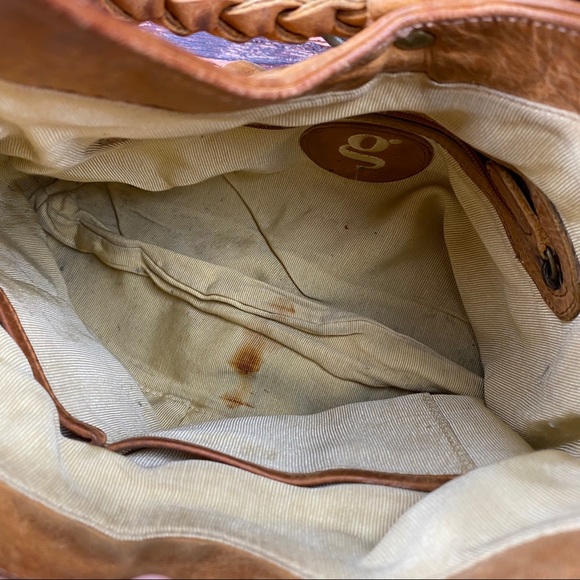 Cole Haan G Series Leather Saddlebag Handbag - Picture 8 of 12